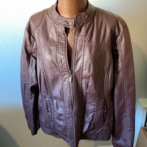 Joujou faux leather jacket